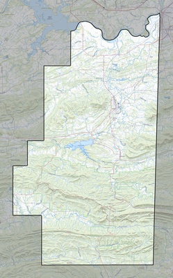 Le Flore County OK USGS topo map