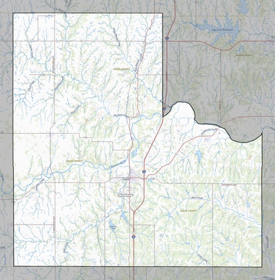 Logan County OK USGS topo map