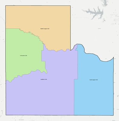 Logan County OK townships and subdivisions map