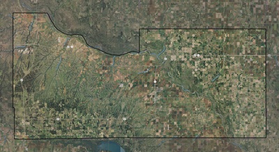 Major County OK USGS imagery and topo map