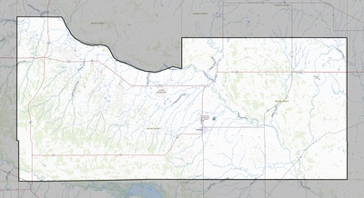 Major County OK USGS topo map
