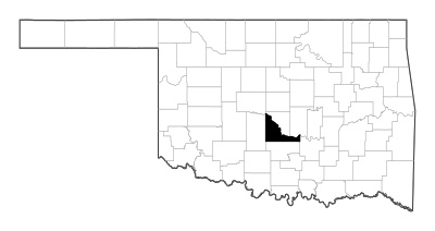 McClain County in Oklahoma