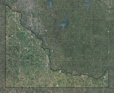 McClain County OK USGS imagery and topo map
