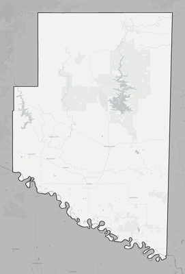 McCurtain County OK county basemap context