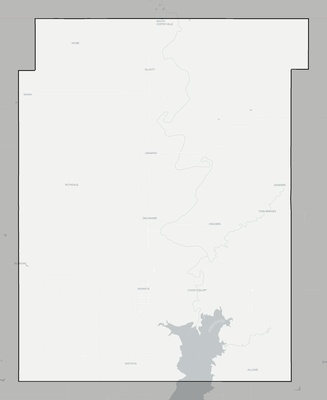 Nowata County OK county basemap context