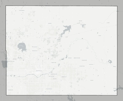 Oklahoma County OK county basemap context