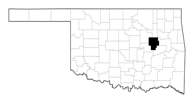 Okmulgee County in Oklahoma