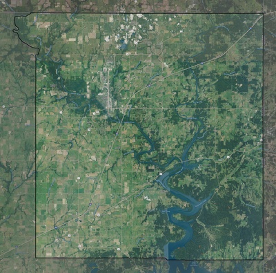Ottawa County OK USGS imagery and topo map