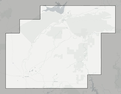 Pushmataha County OK county basemap context