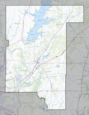 Rogers County OK USGS topo map