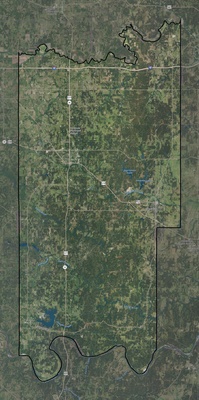 Seminole County OK USGS imagery and topo map