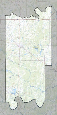 Seminole County OK USGS topo map