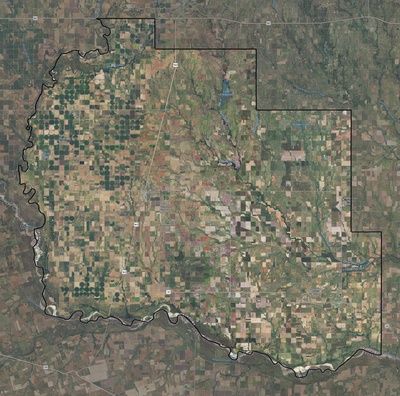 Tillman County OK USGS imagery and topo map