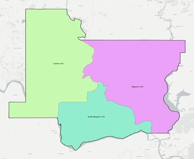 Wagoner County OK townships and subdivisions map