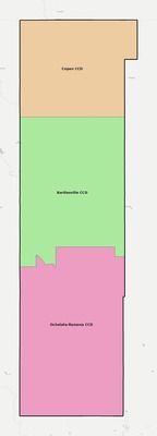 Washington County OK townships and subdivisions map