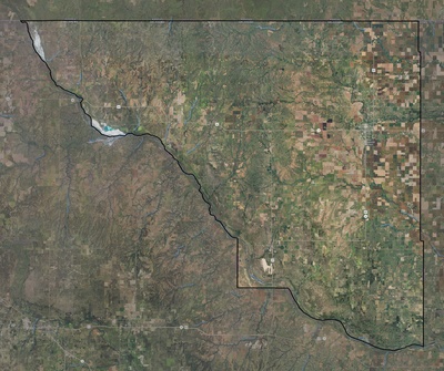 Woods County OK USGS imagery and topo map
