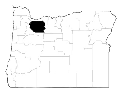 Clackamas County in Oregon