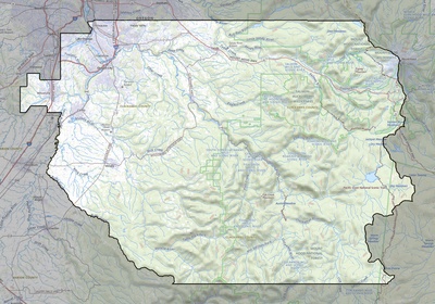 Clackamas County OR USGS topo map