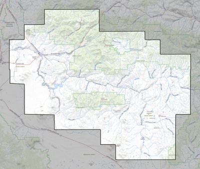 Crook County OR USGS topo map