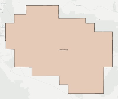 Crook County OR school district boundaries map