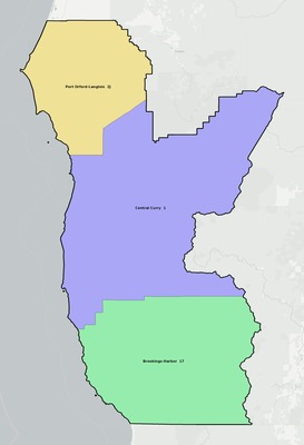 Curry County OR school district boundaries map