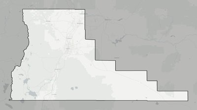 Deschutes County OR county basemap context