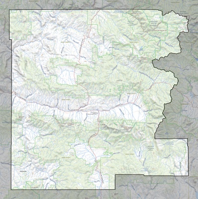 Grant County OR USGS topo map