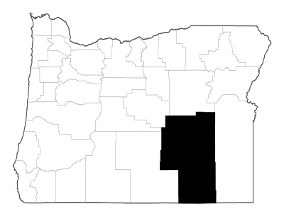 Harney County in Oregon