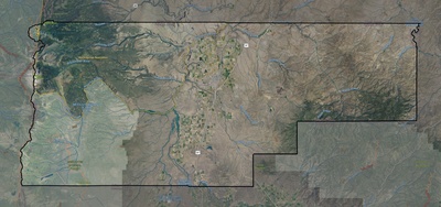 Jefferson County OR USGS imagery and topo map