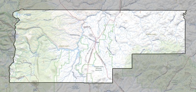 Jefferson County OR USGS topo map