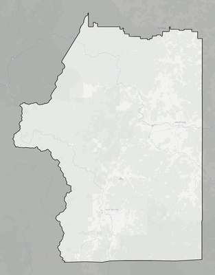 Josephine County OR county basemap context