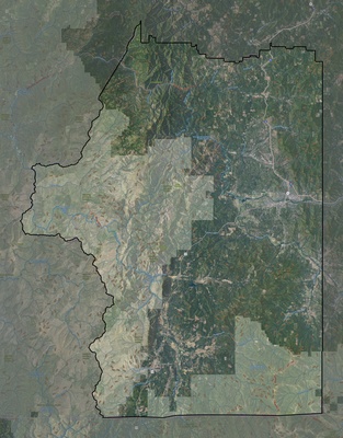 Josephine County OR USGS imagery and topo map