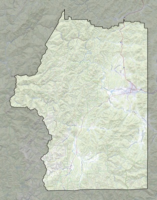 Josephine County OR USGS topo map