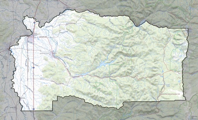 Linn County OR USGS topo map
