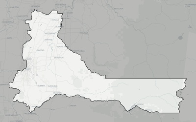 Marion County OR county basemap context