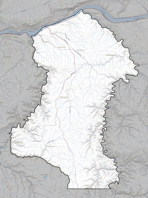 Sherman County OR USGS topo map