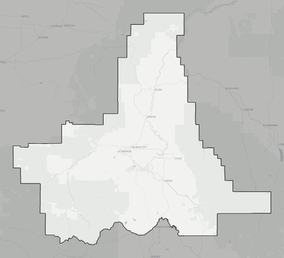 Union County OR county basemap context