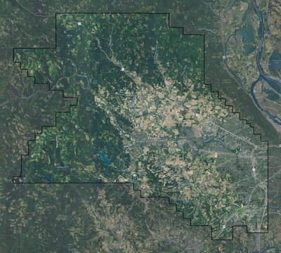 Washington County OR USGS imagery and topo map