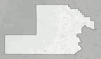 Yamhill County OR county basemap context