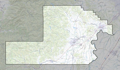 Yamhill County OR USGS topo map
