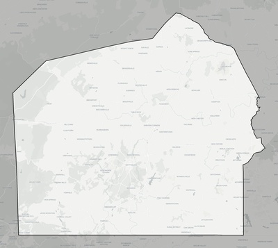Adams County PA county basemap context