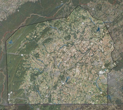 Adams County PA USGS imagery and topo map