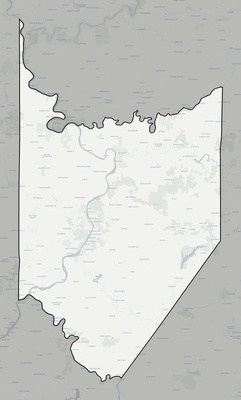 Armstrong County PA county basemap context