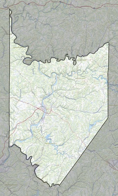 Armstrong County PA USGS topo map