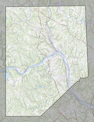 Beaver County PA USGS topo map