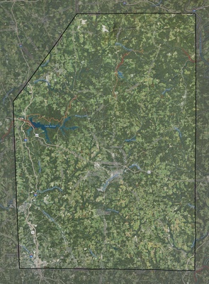 Butler County PA USGS imagery and topo map