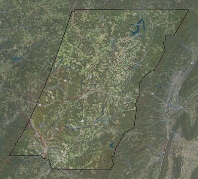 Cambria County PA USGS imagery and topo map