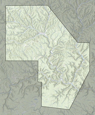 Cameron County PA USGS topo map