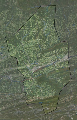 Columbia County PA USGS imagery and topo map