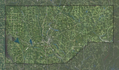 Crawford County PA USGS imagery and topo map